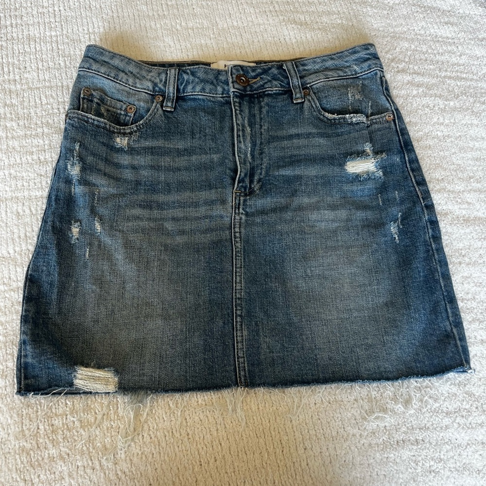 Denim pistola mini skirt